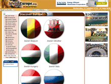Tablet Screenshot of jewisheurope.org